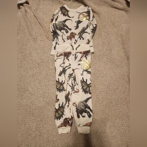 Boys 4t Matching Dinosaur Fleece Set